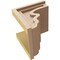 Ekena Millwork 9"W x 9"D x 9"H Wide Highland Rough Cedar Woodgrain TimberThane Corbel, Primed Tan CORUR09X09X09HLDRCPR - alternate 4